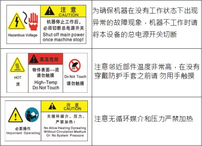 安全提示标志
